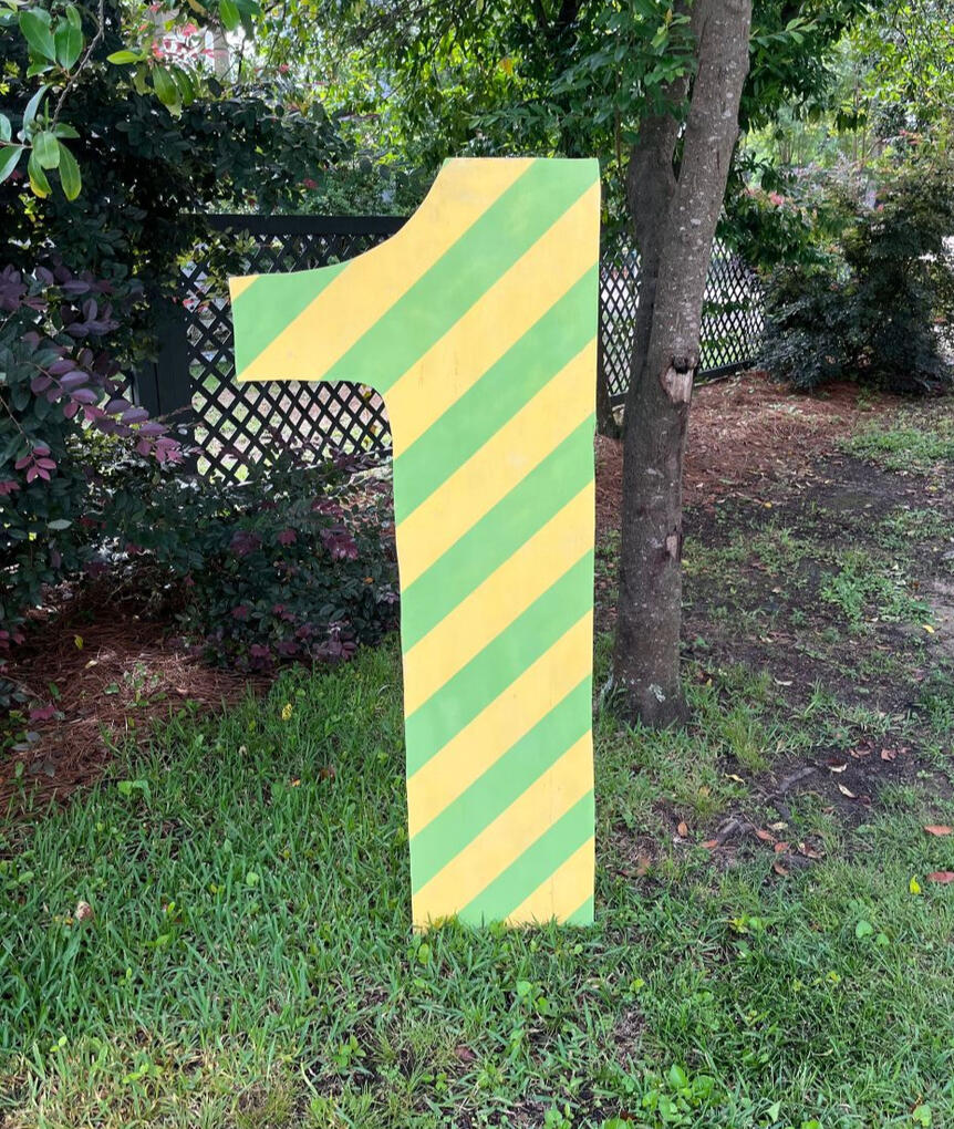 ONE - Green & Yellow Stripe (BIG)